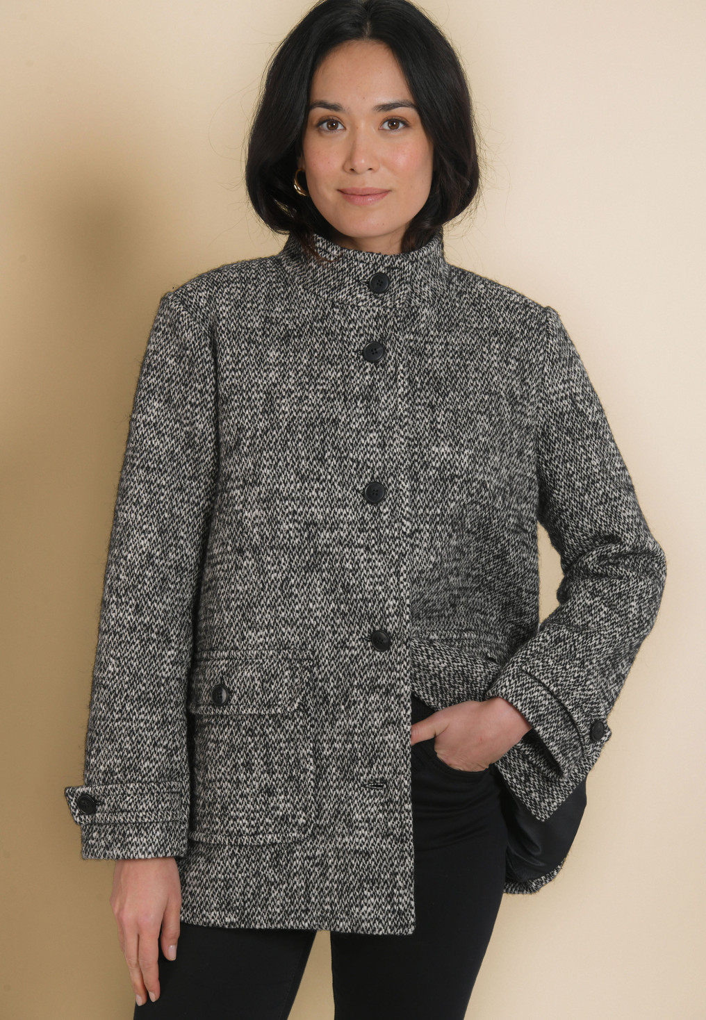 MANTEAU - JORBA - NOIR
